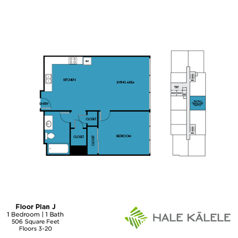 Hale Kalele Apartments Floorplan J